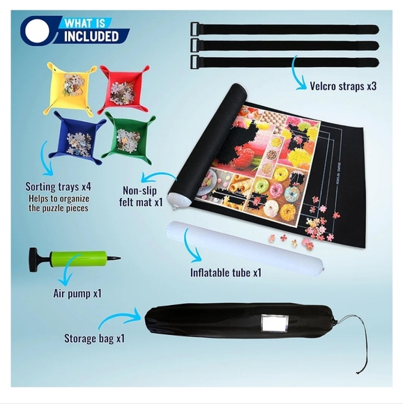 Gourbette Jigsaw Puzzle Roll Up Mat - Picture 9 of 10